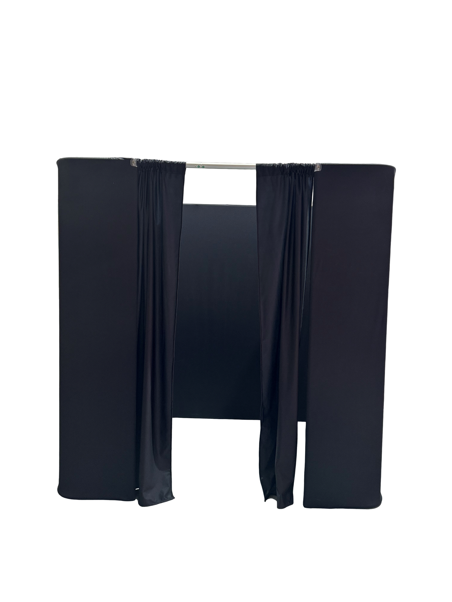 Photobooth Backdrop Photo Booth Enclosure Wall Backdrops Customized Logo 8FT Video Selfie Rotating Background with 23 PCS LED Light Stand for Rental Wedding Party