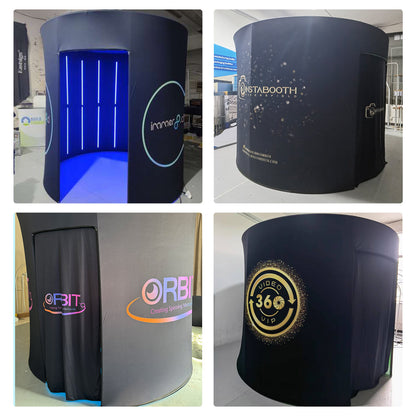 Portable Photo Booth Enclosure Tent for Weddings Parties Events Birthday Shows Bars