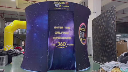 Portable Photo Booth Enclosure Tent for Weddings Parties Events Birthday Shows Bars